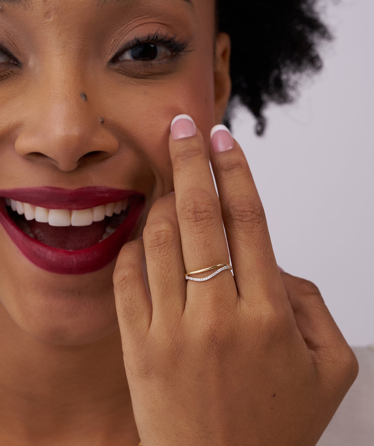 Wave of Light Diamond Band