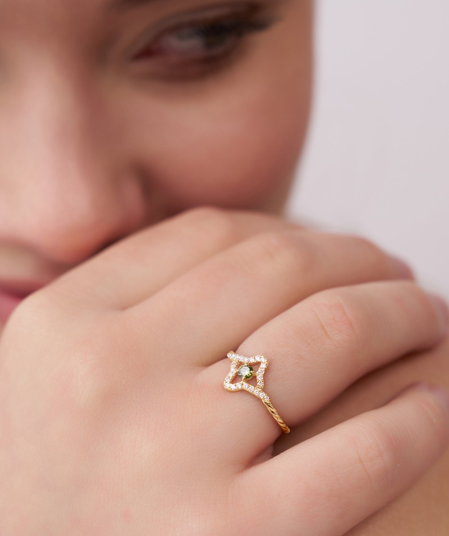 Sunlit Sparkle Ring