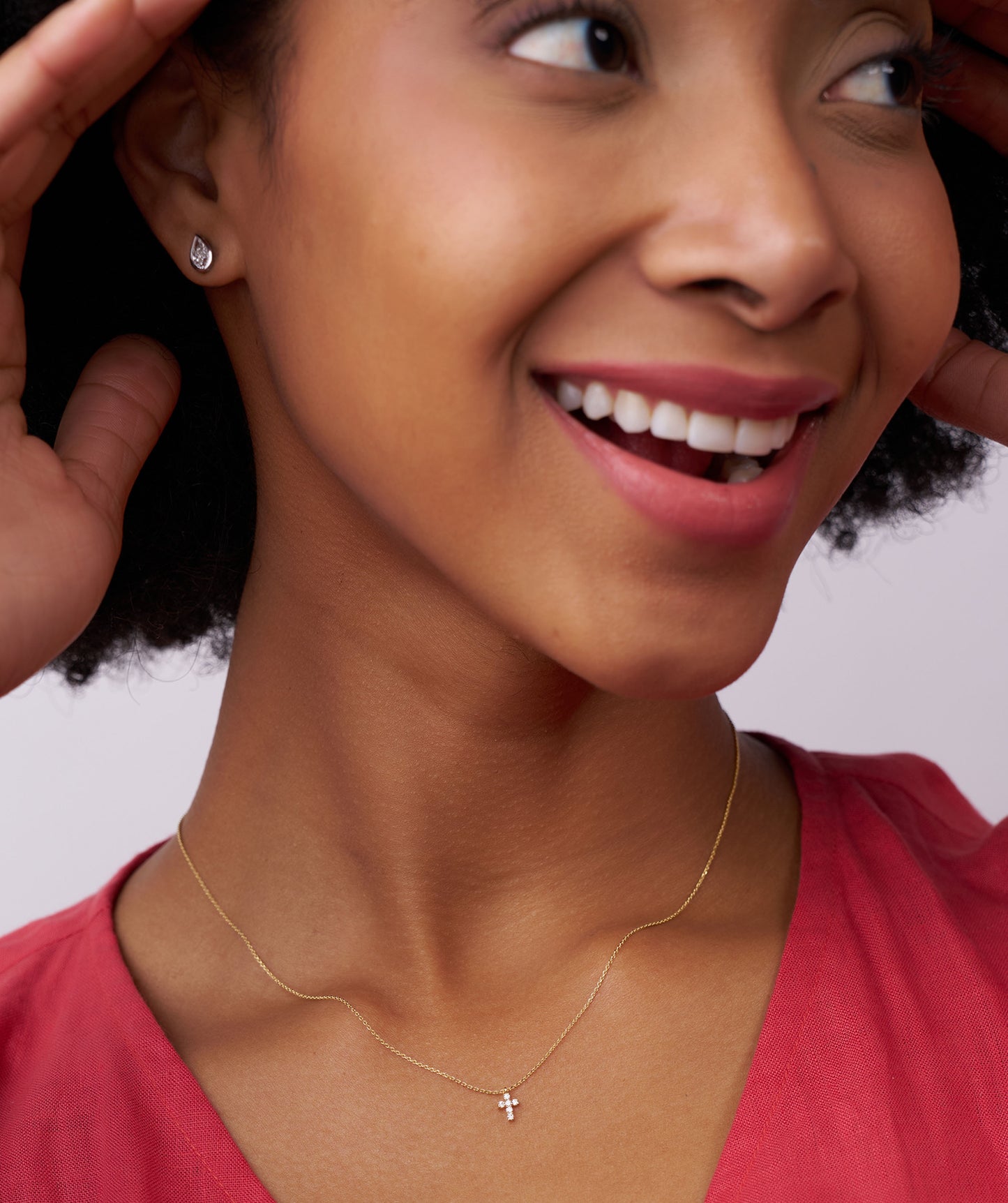 Sparkling Cross Necklace