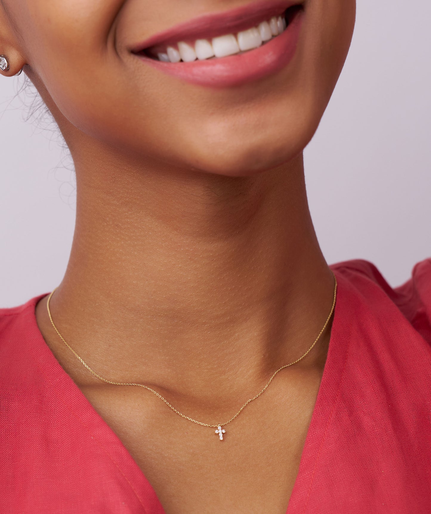 Sparkling Cross Necklace