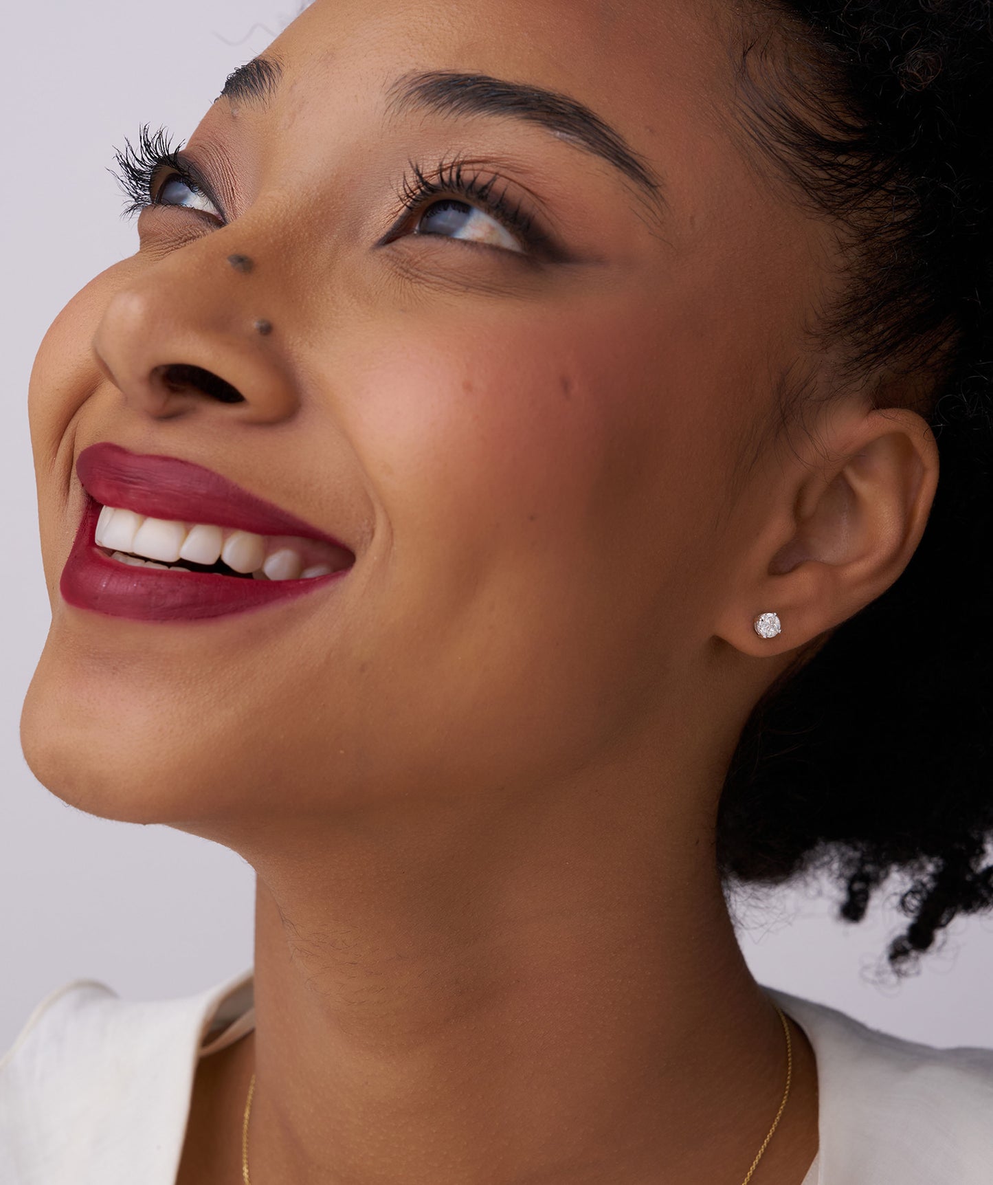 Round Diamond Earrings