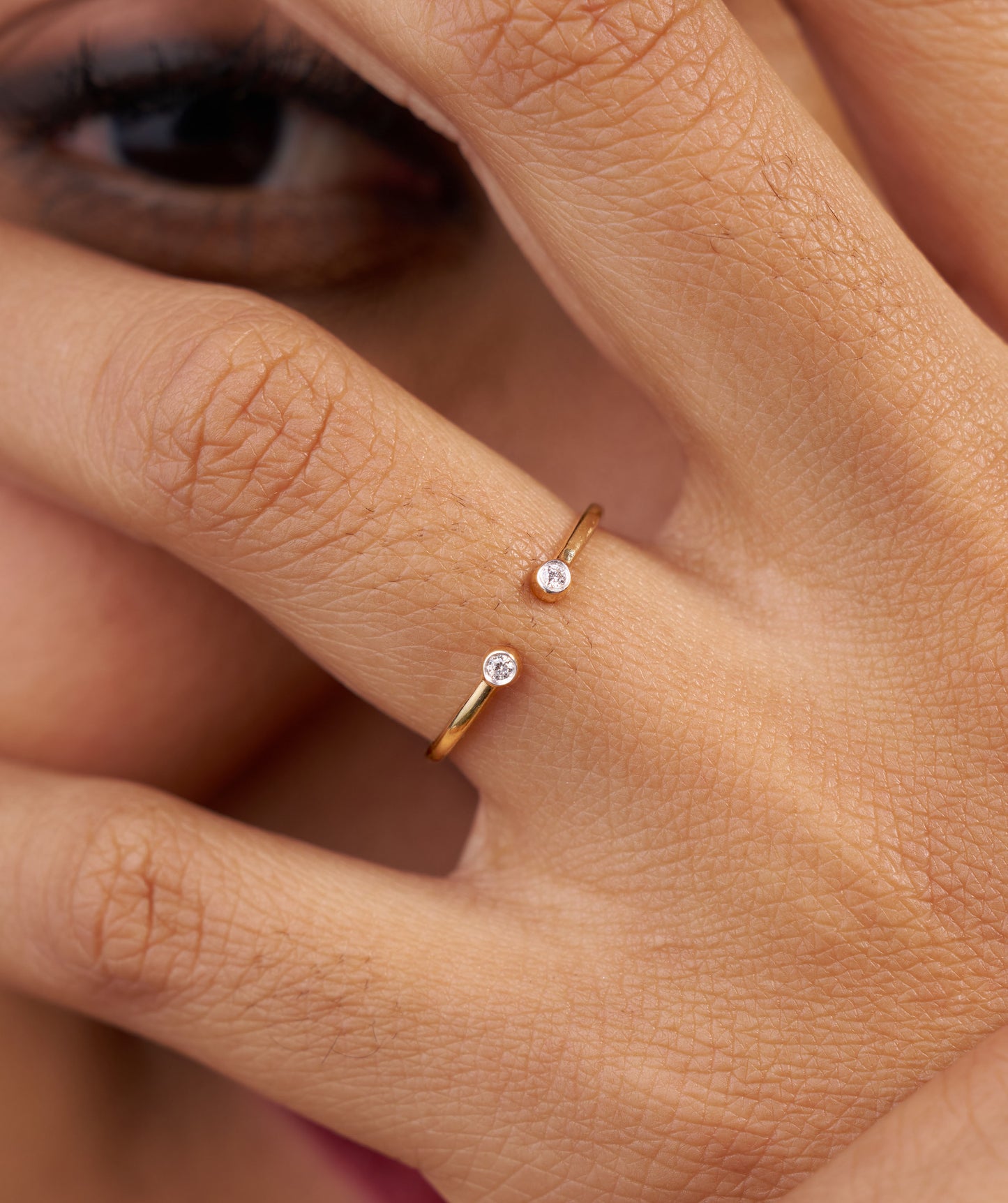 Two-Point Diamond Open Band