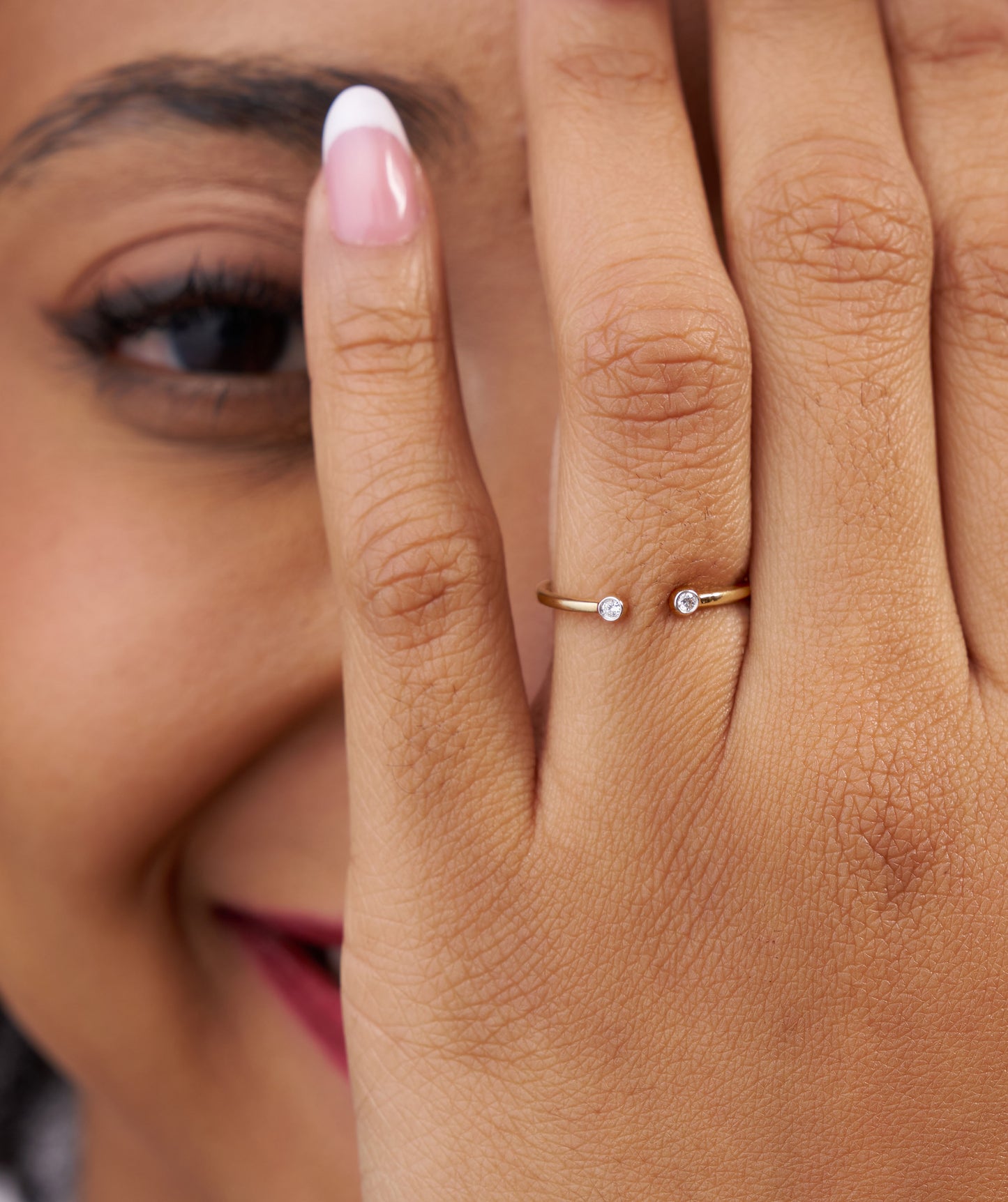 Two-Point Diamond Open Band