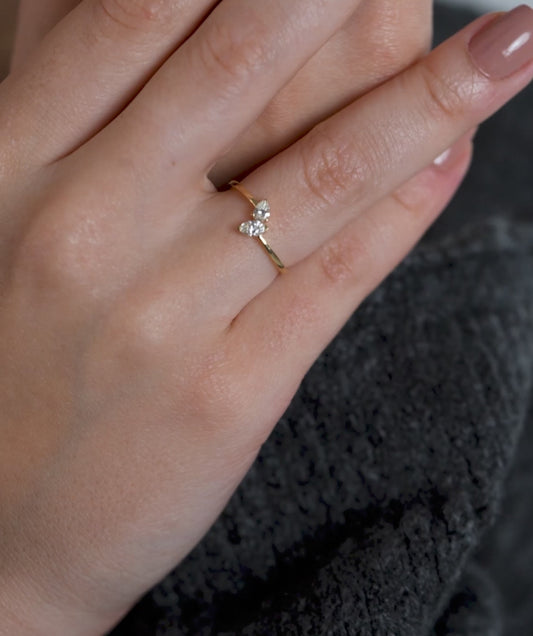 Marquise Diamonds open Band