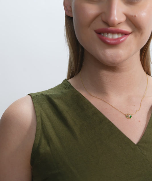 Art Deco-Inspired Octagon Necklace