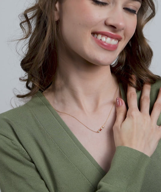 Colorful Harmony Diamond Necklace