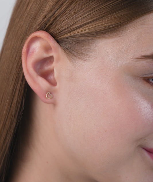 Classic Open-Heart Studs