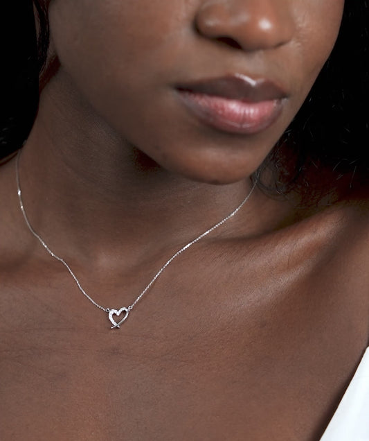 Eternal Embrace 14K Gold Heart Necklace