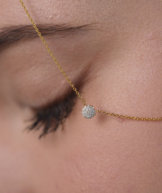 Dazzling 14K Gold & Diamond Necklace