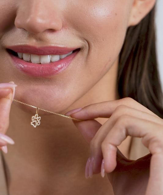 Golden Paw Perfection Necklace