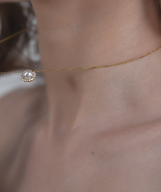 Classic White Solitaire Pendant