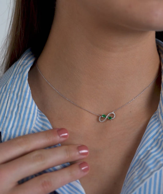 Infinity Grace Diamond Necklace