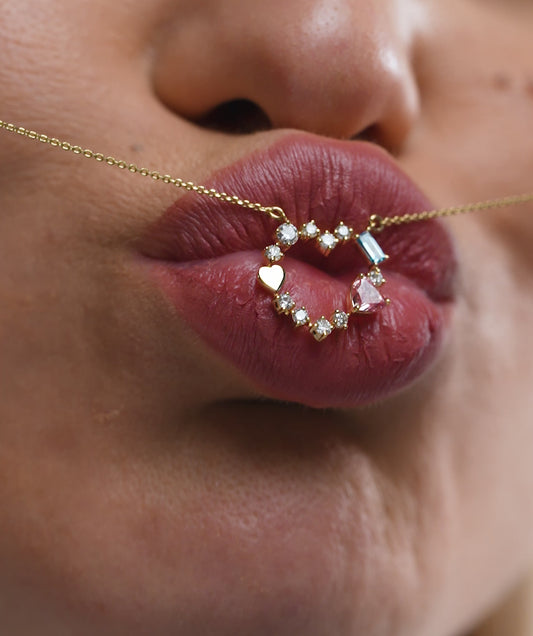 Charm of Love Diamond Necklace