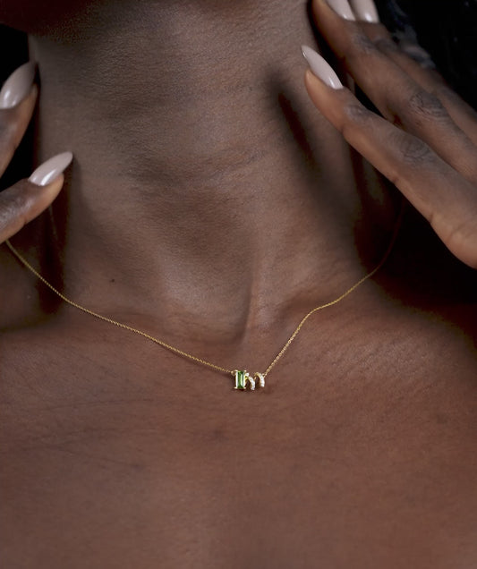 Spiral Elegance Emerald Pendant