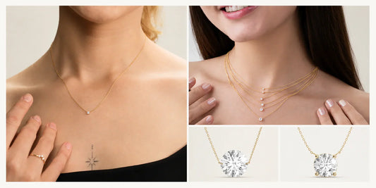 What is a Floating Diamond Necklace