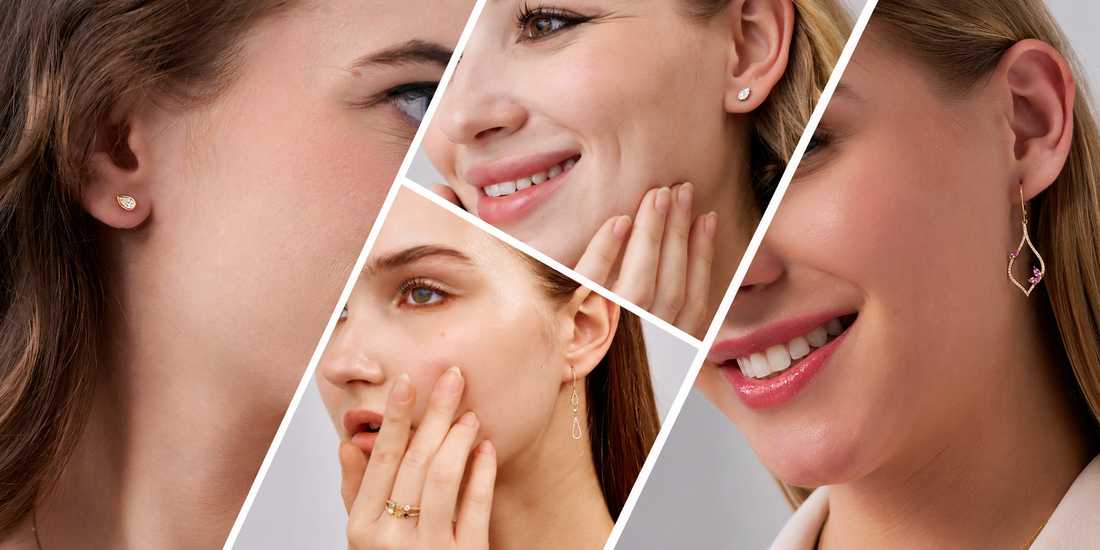 How to Wear Teardrop Stud Earrings