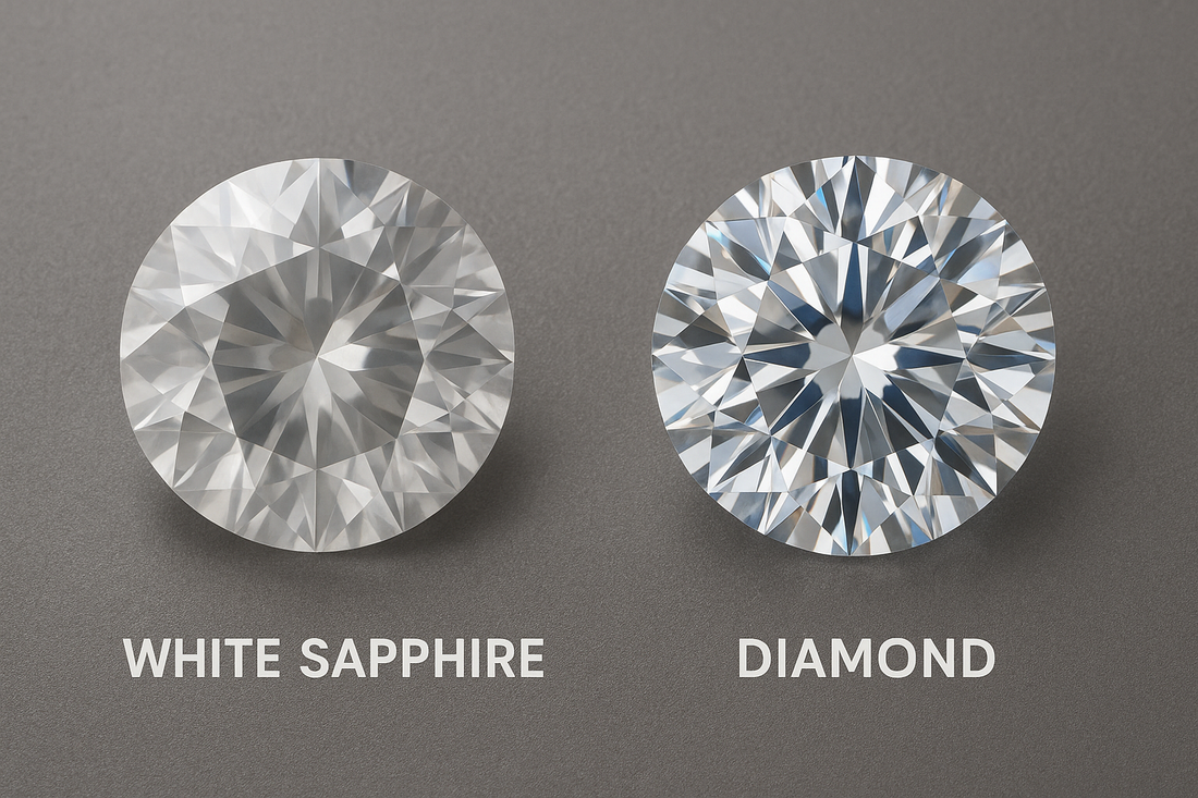White Sapphire vs. Diamond