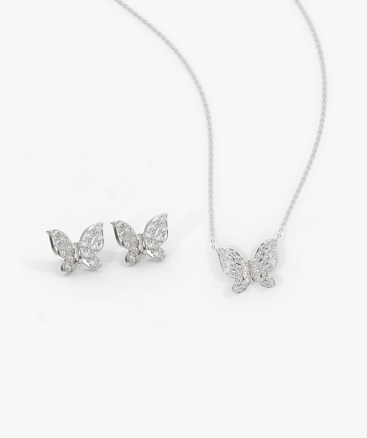 Butterfly Diamond Necklace