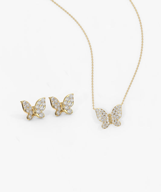 Butterfly Diamond Necklace