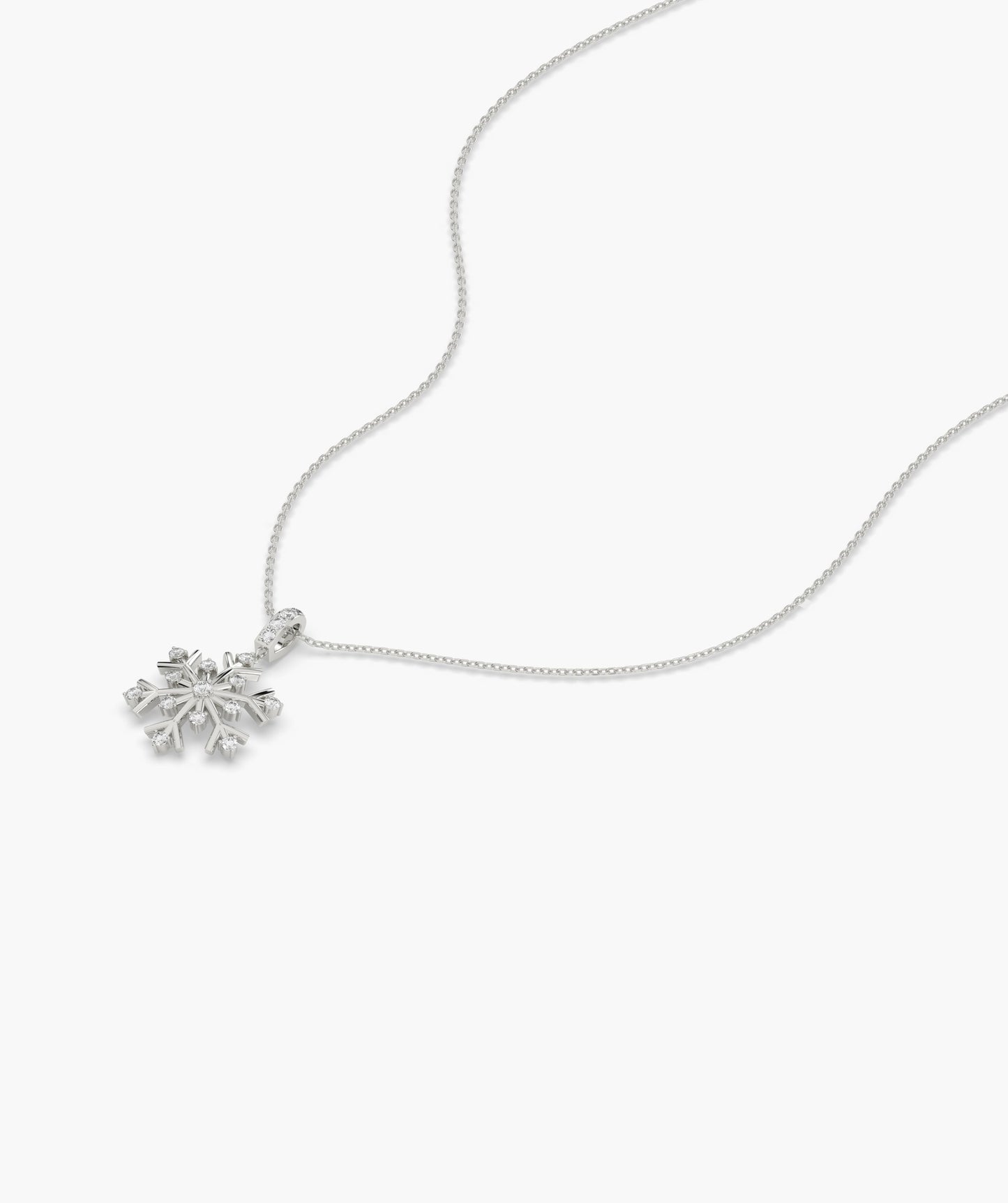 Celestial Snow Diamond Necklace