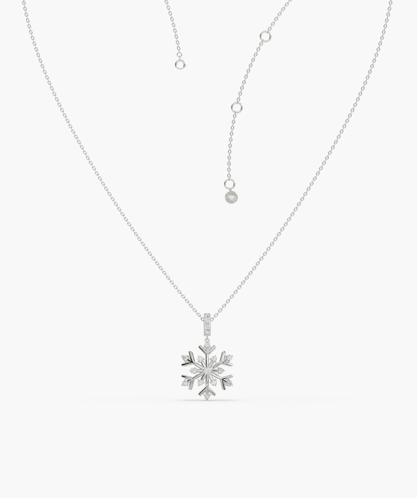 Celestial Snow Diamond Necklace