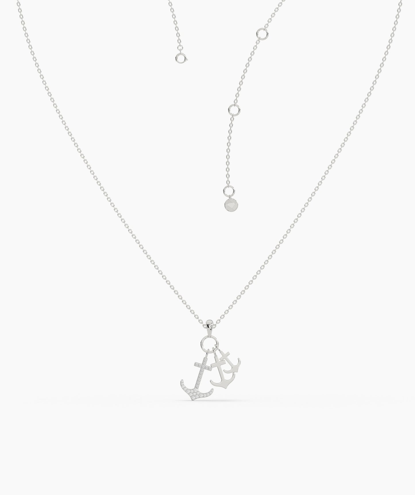 Oceanic Splendor Anchor Necklace