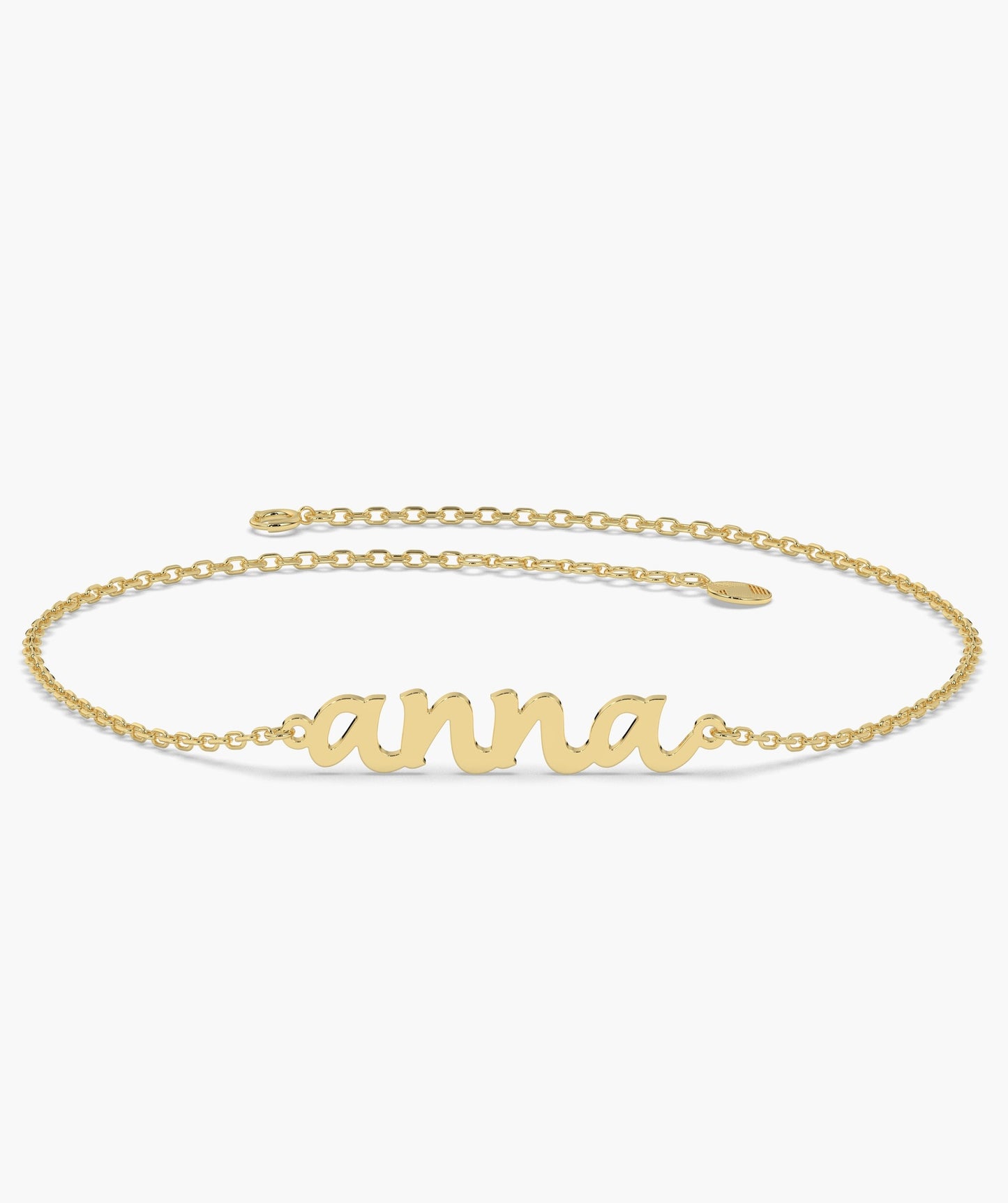 14K Gold Personalized Bracelet