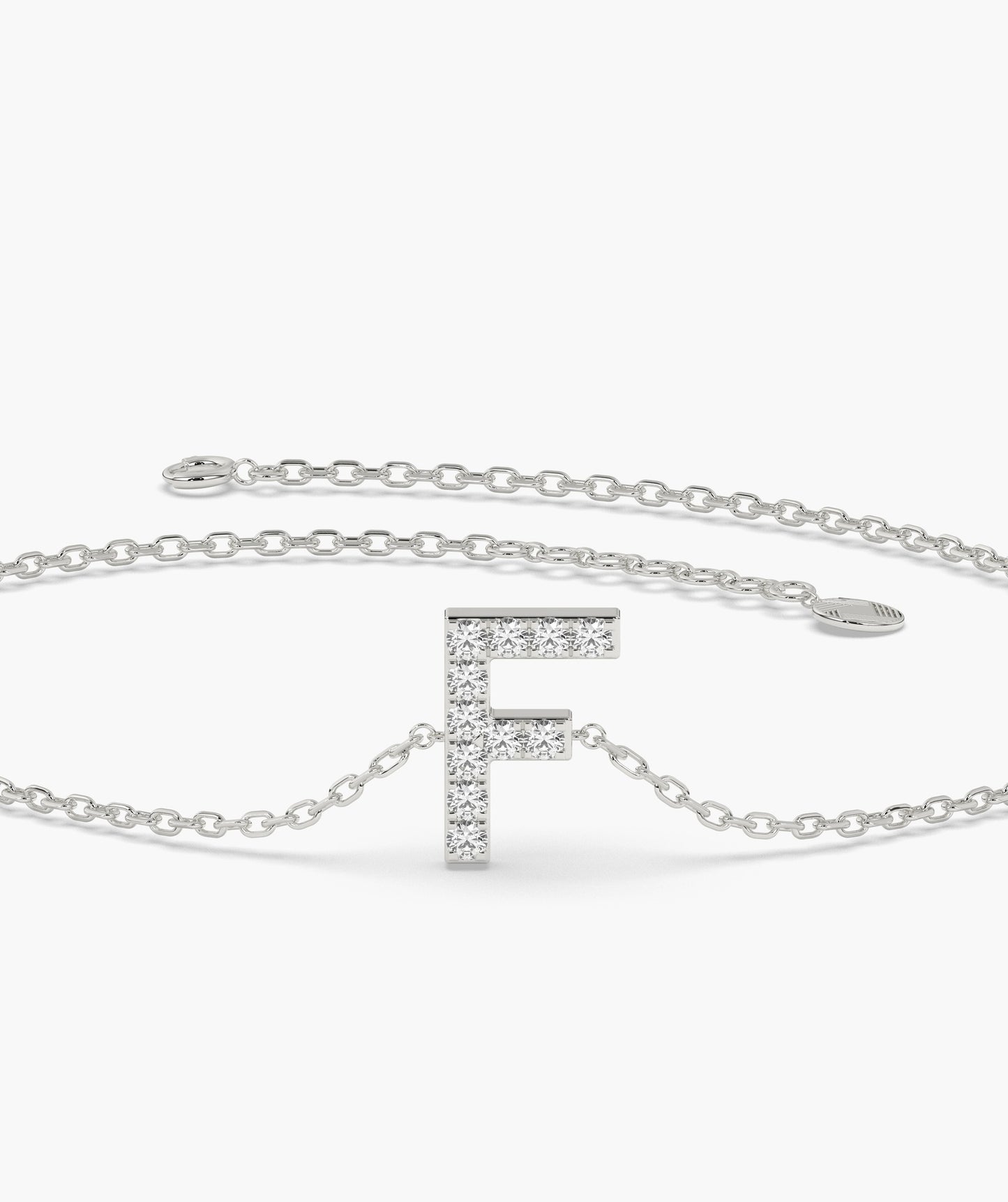 Classic Diamond 'F' Bracelet