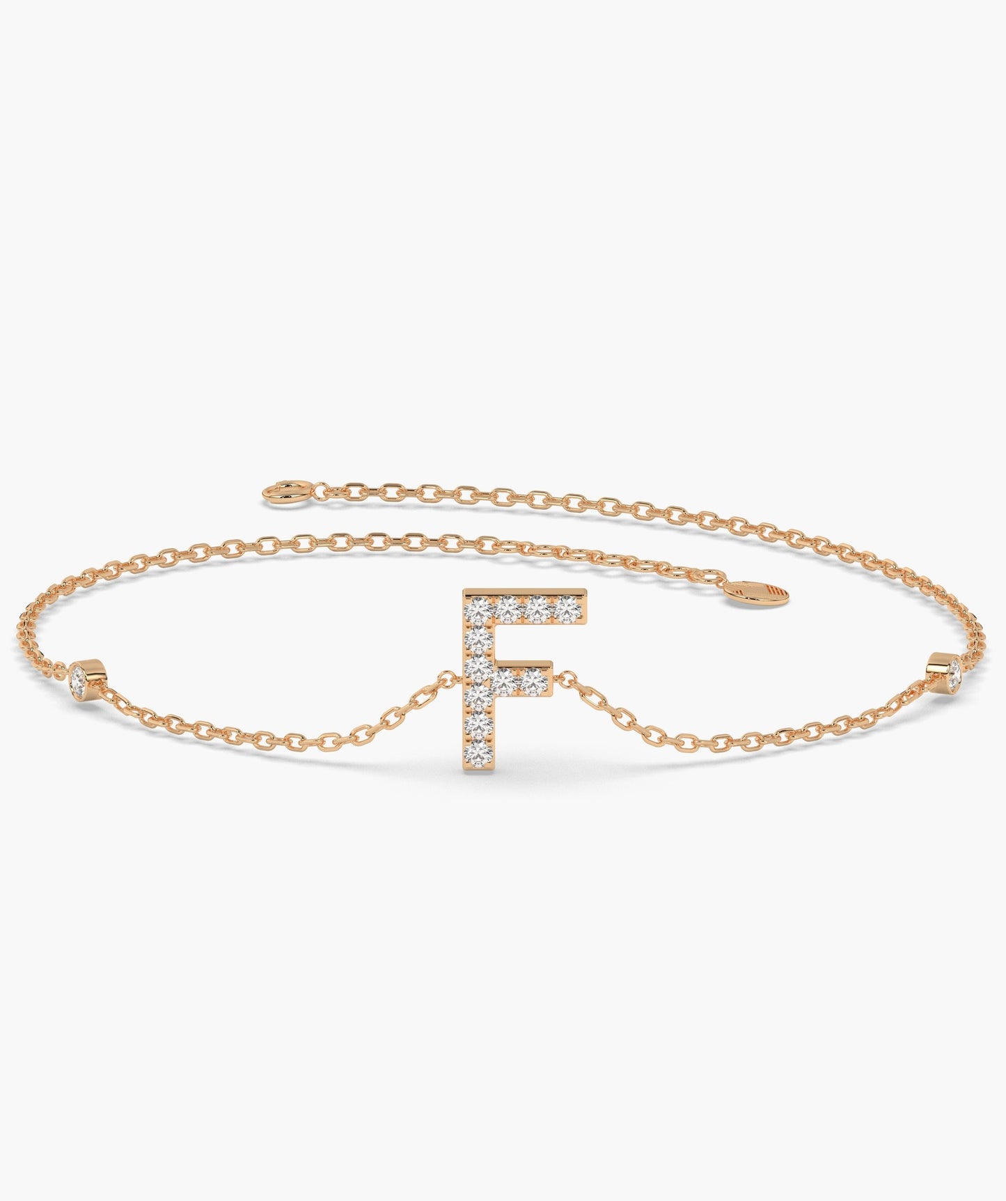 Classic Diamond 'F' Bracelet