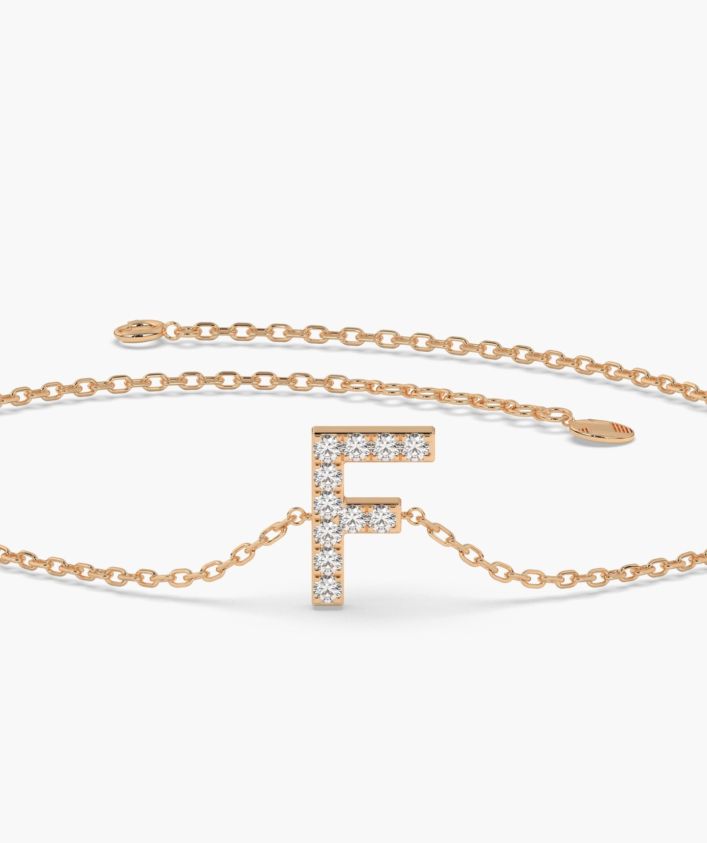 Classic Diamond 'F' Bracelet