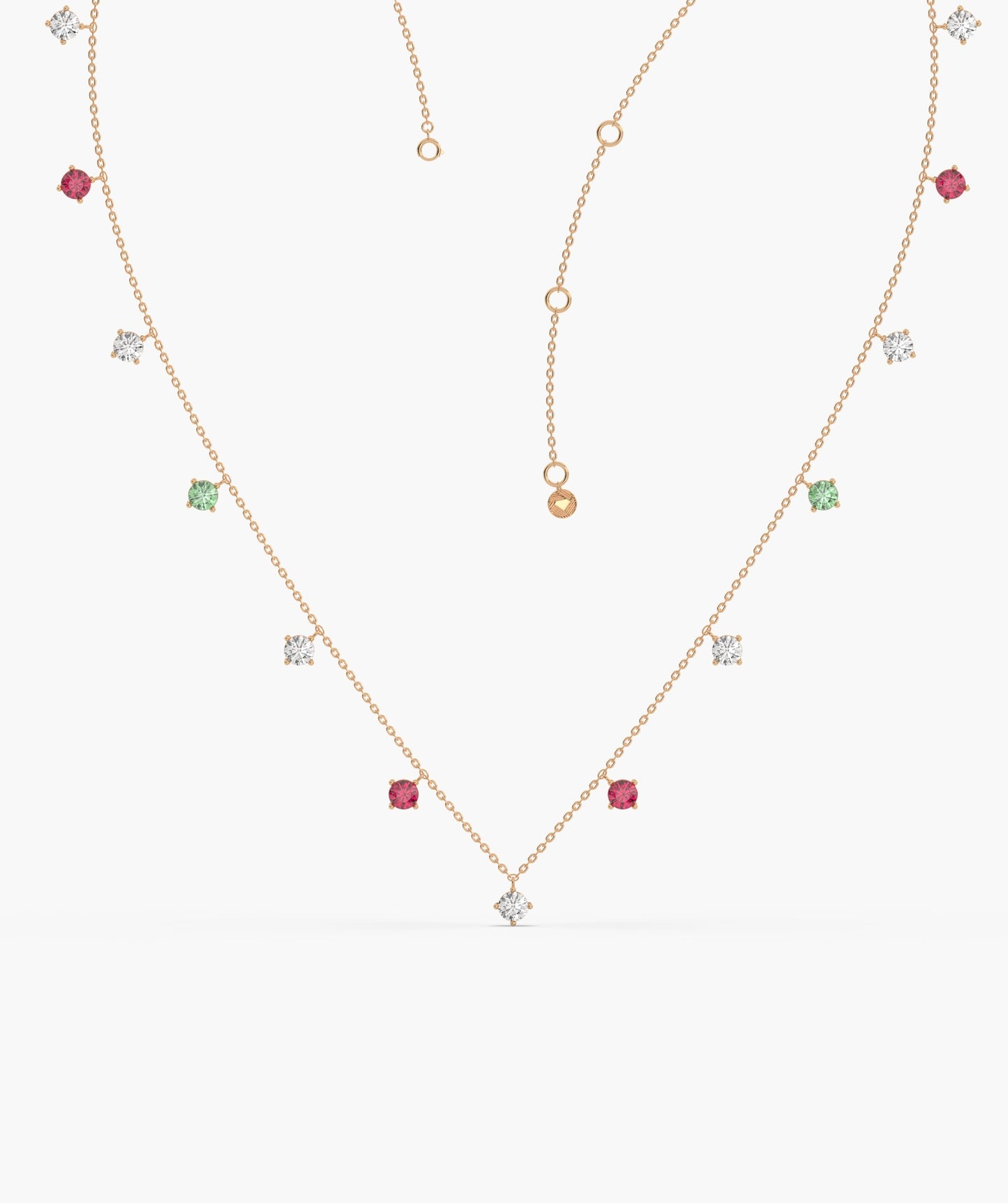 Multi-Color Station Necklace