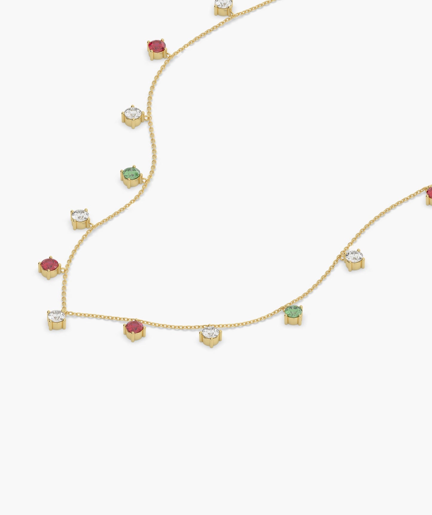 Multi-Color Station Necklace