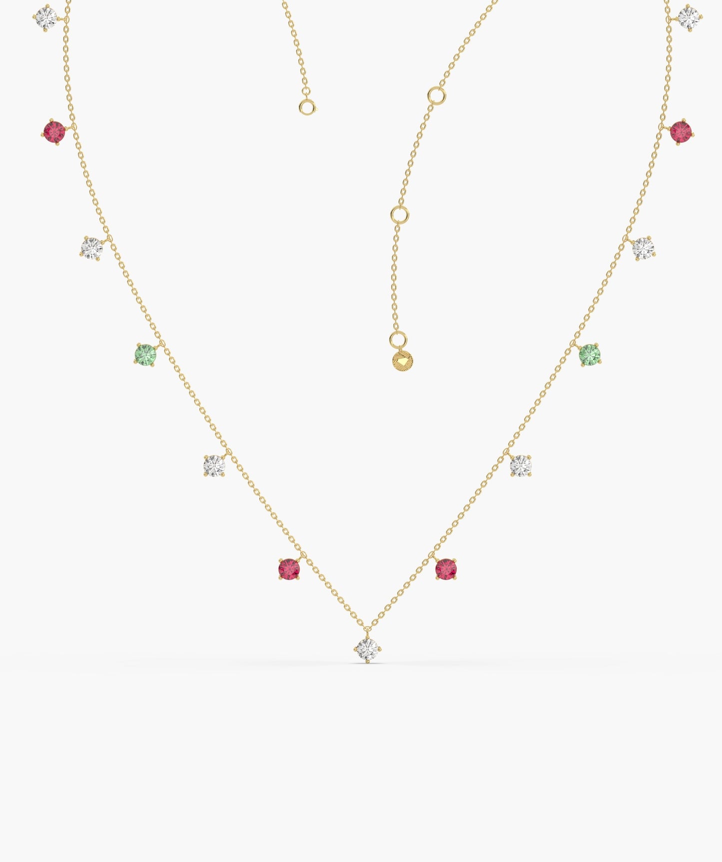 Multi-Color Station Necklace