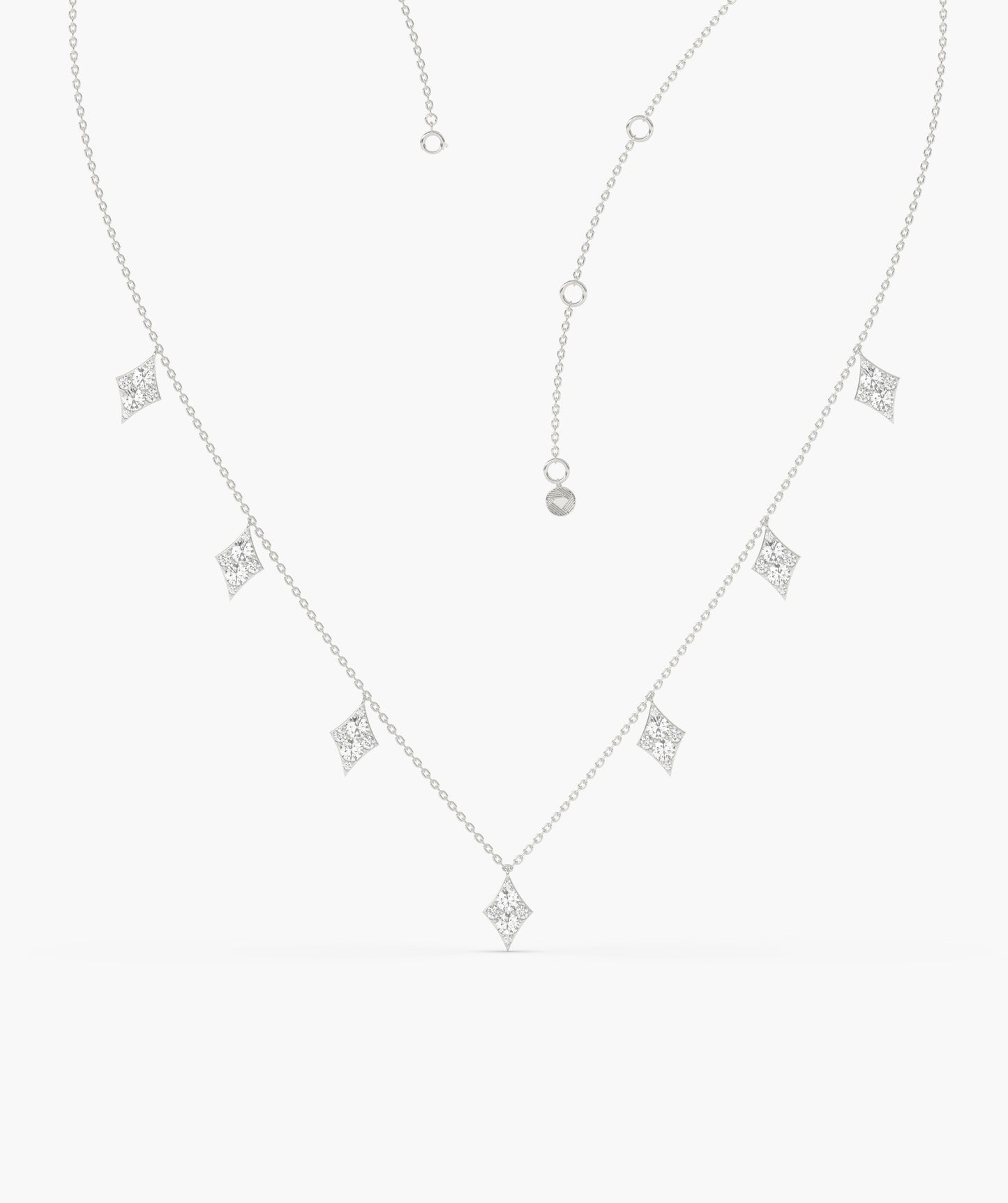 14K Gold Modern Geometry Necklace