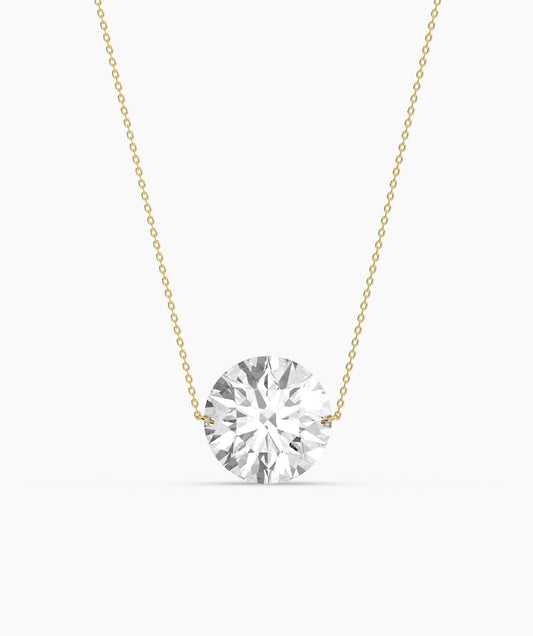 Classic Diamond Solitaire Pendant
