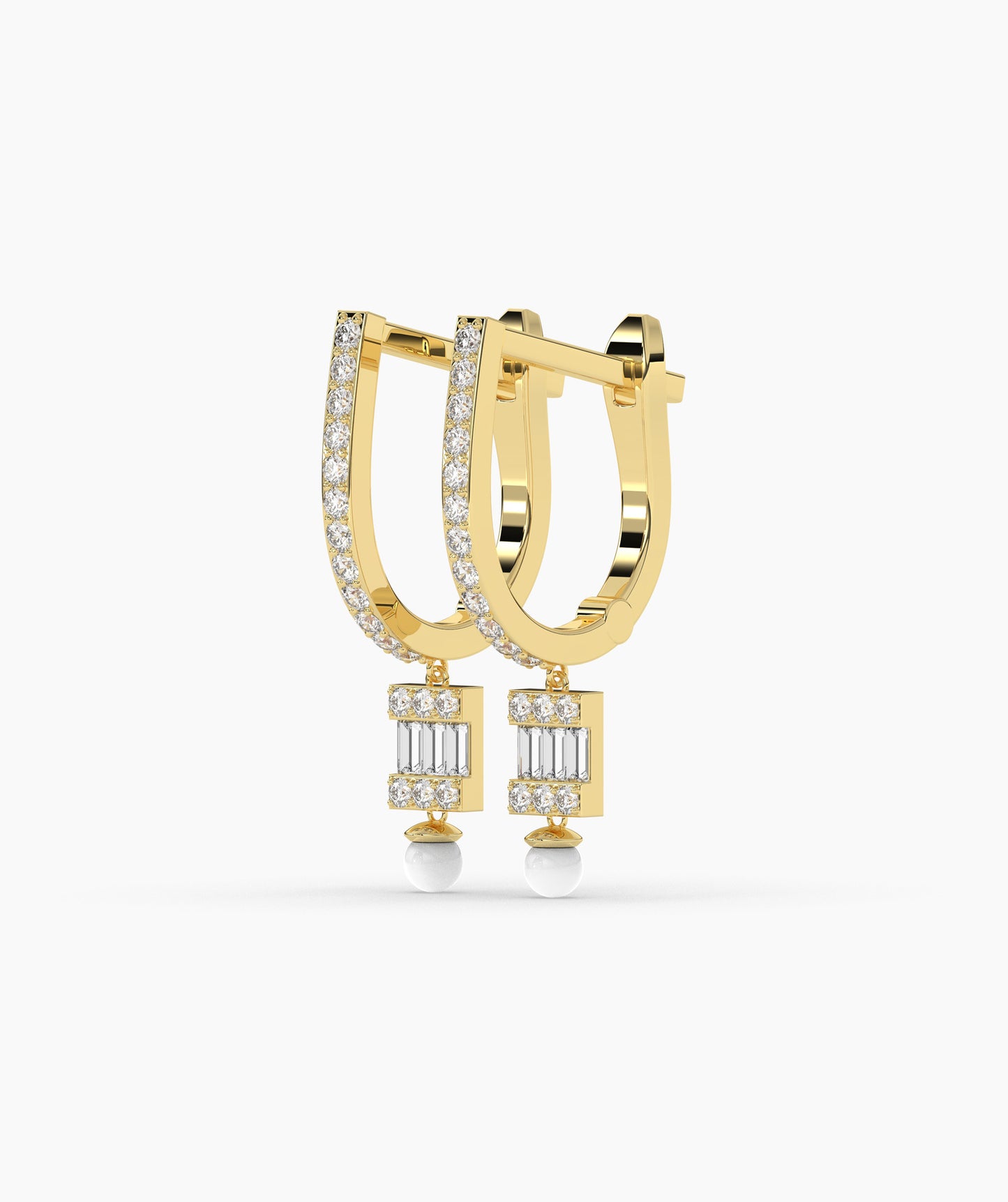 14K Gold Dazzle Drop Earrings