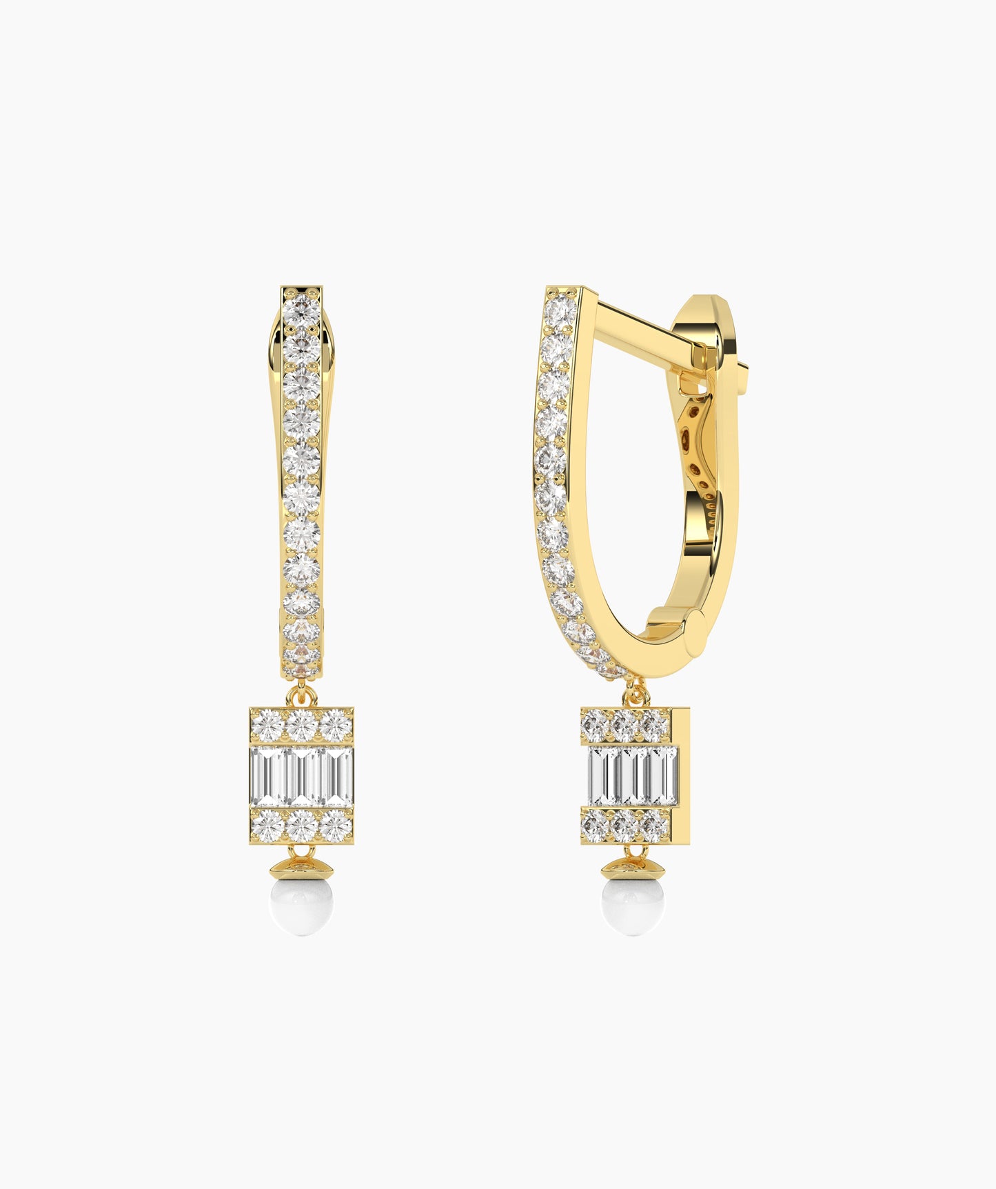 14K Gold Dazzle Drop Earrings