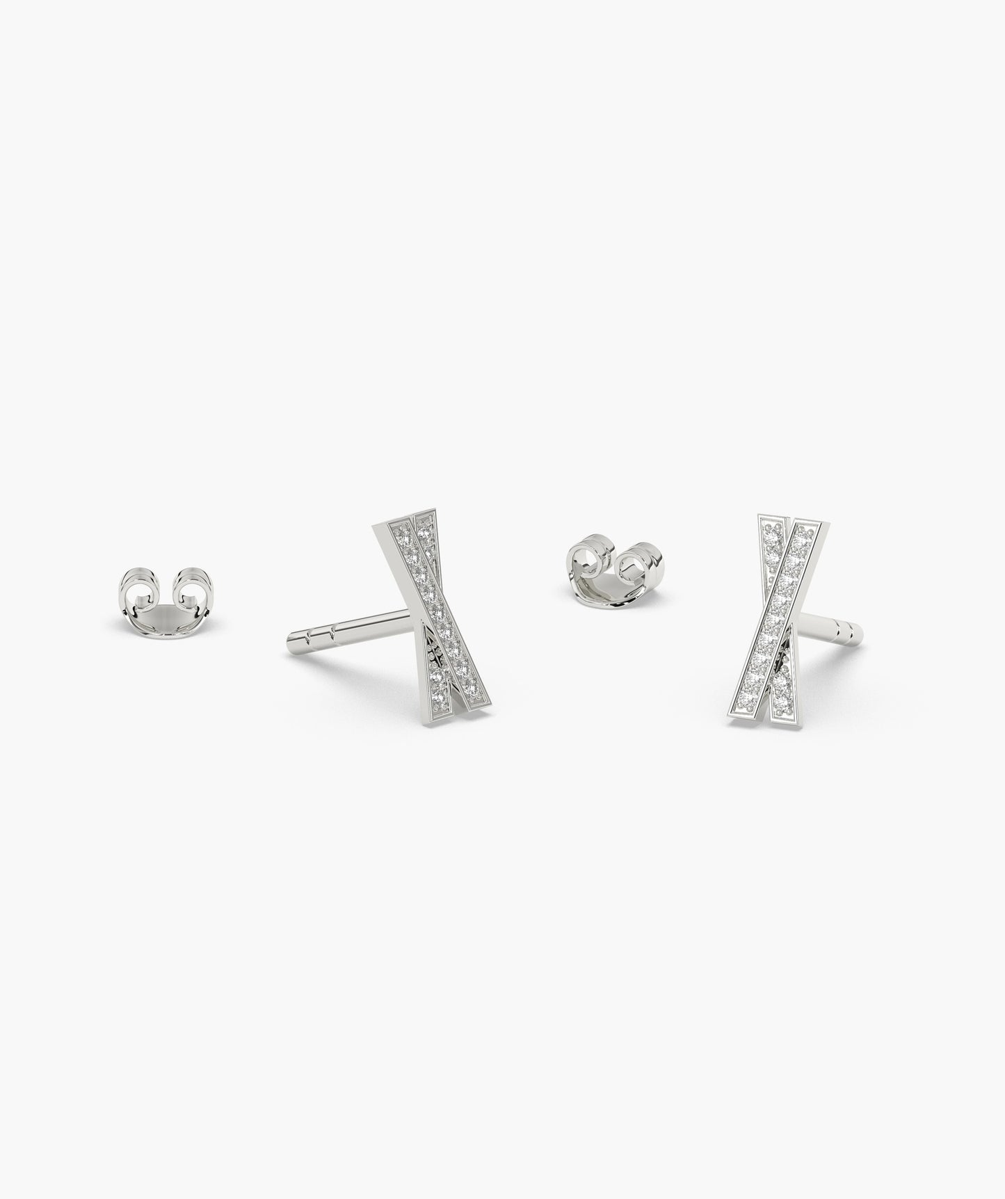 Personalized Letter Diamond Earrings