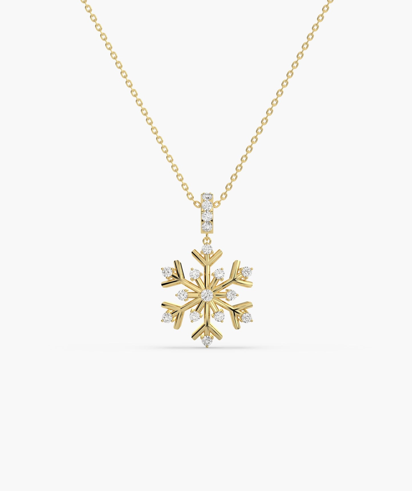 Celestial Snow Diamond Necklace