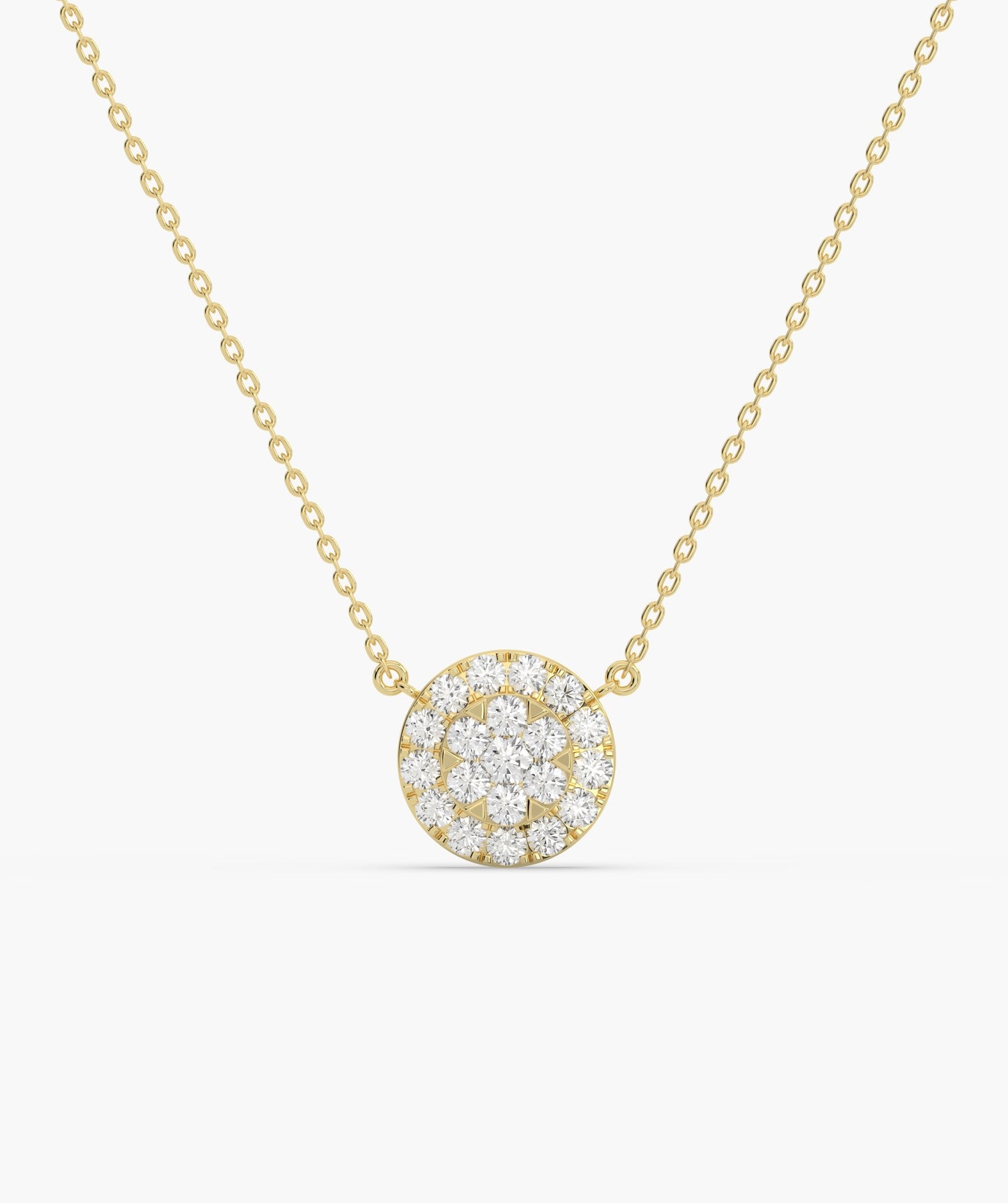 Sparkle Circle Diamond Pendant