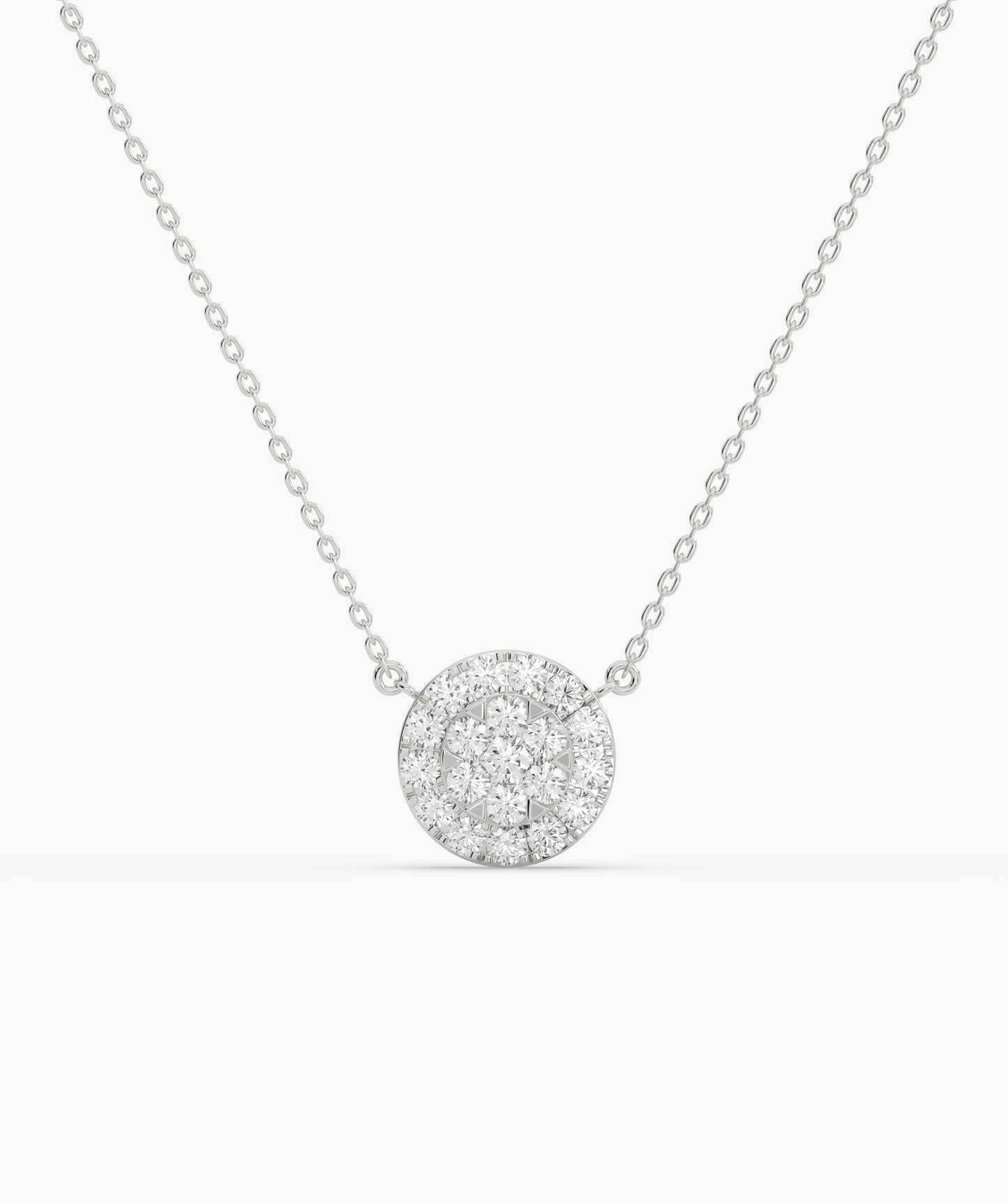 Sparkle Circle Diamond Pendant