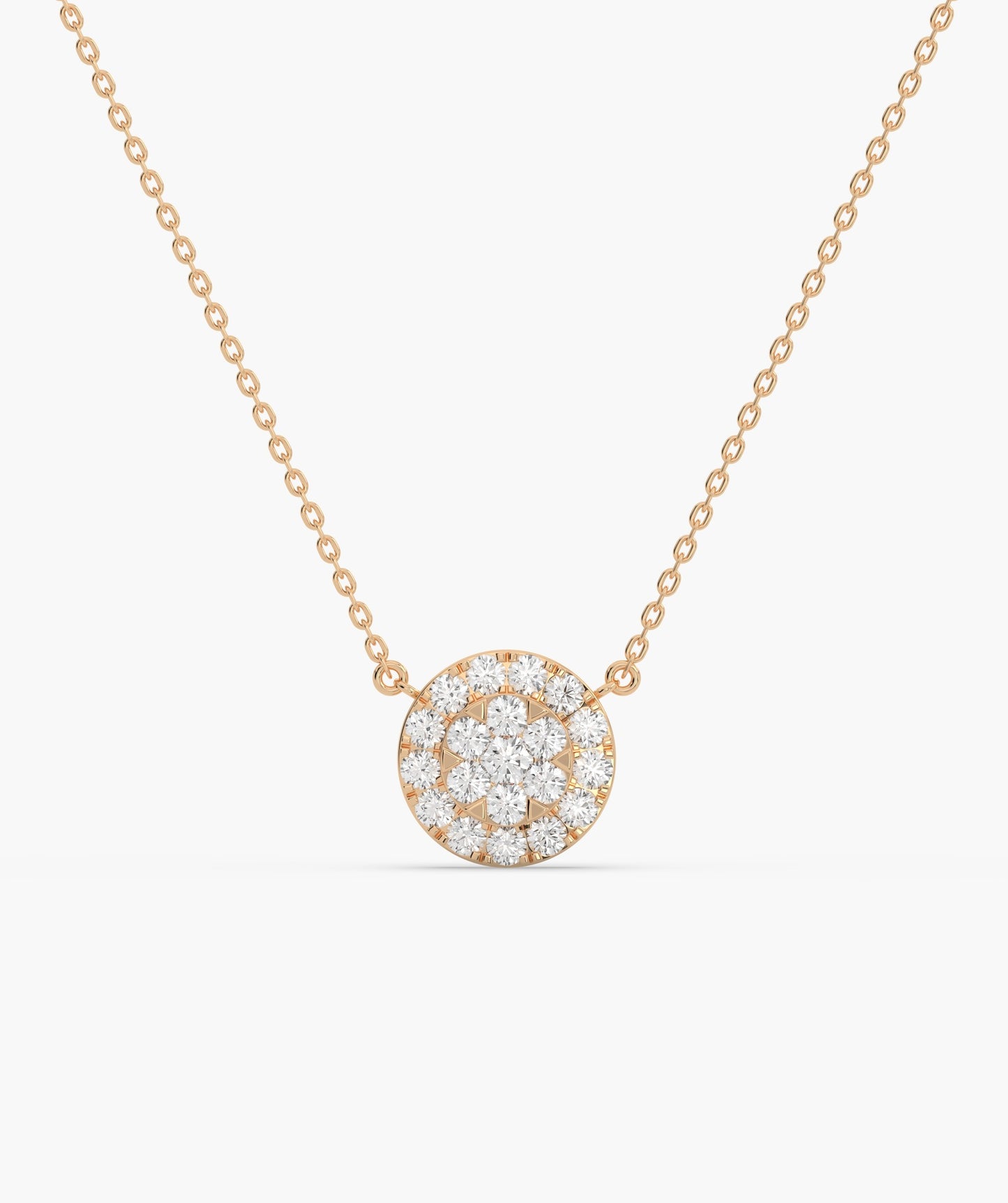 Sparkle Circle Diamond Pendant