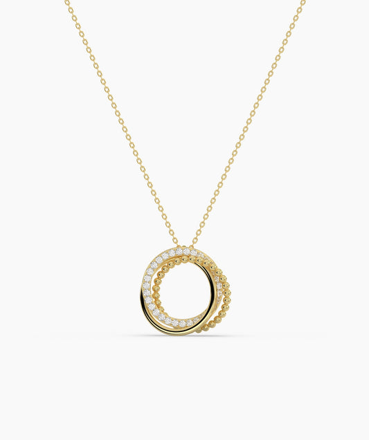 Eternal Circles Diamond Necklace