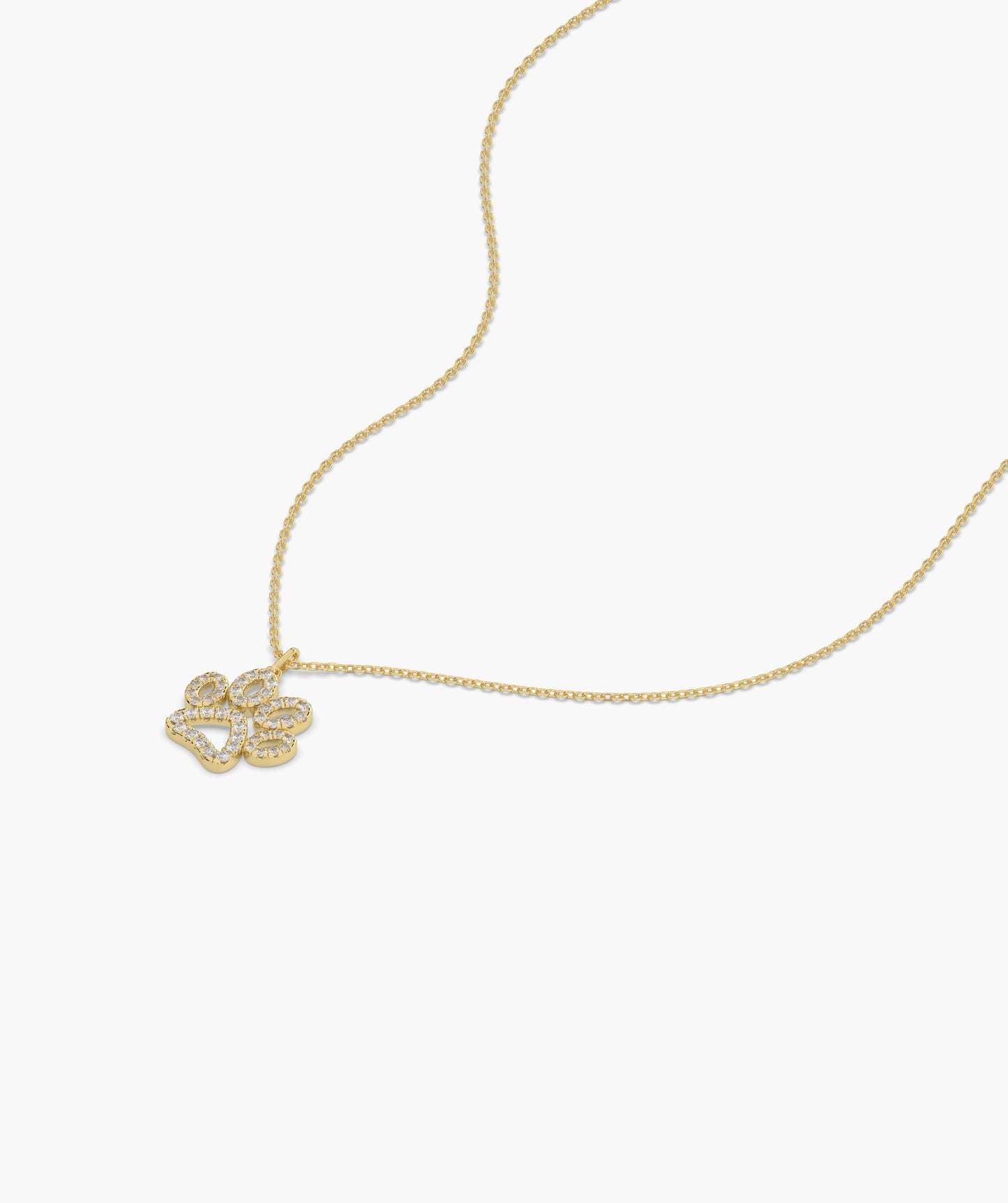 Golden Paw Perfection Necklace