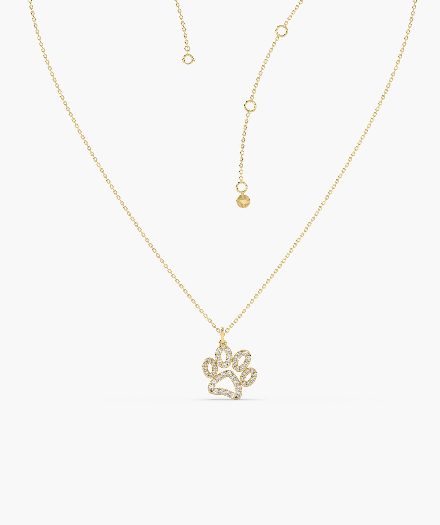 Golden Paw Perfection Necklace