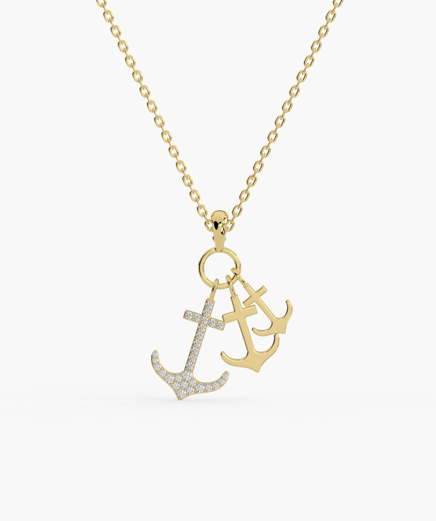 Oceanic Splendor Anchor Necklace