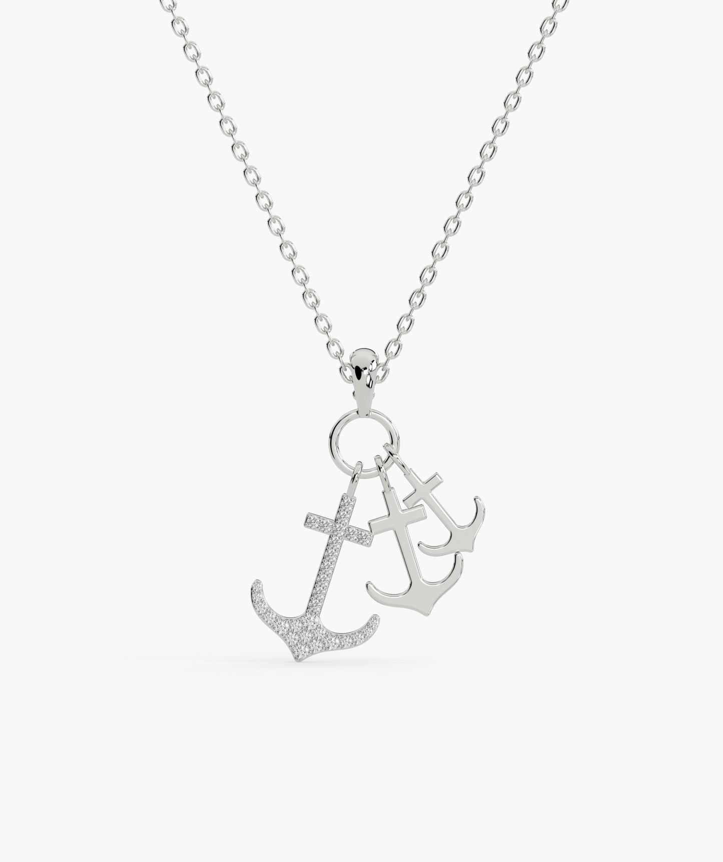 Oceanic Splendor Anchor Necklace