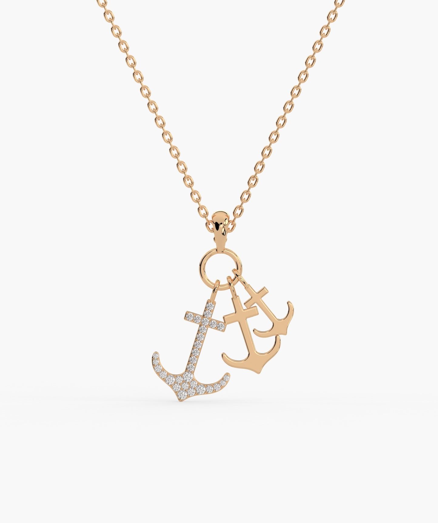 Oceanic Splendor Anchor Necklace