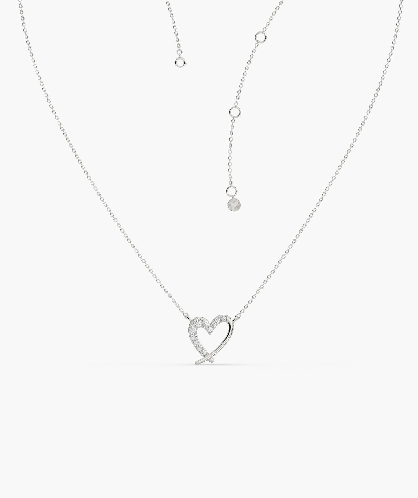 Eternal Embrace 14K Gold Heart Necklace