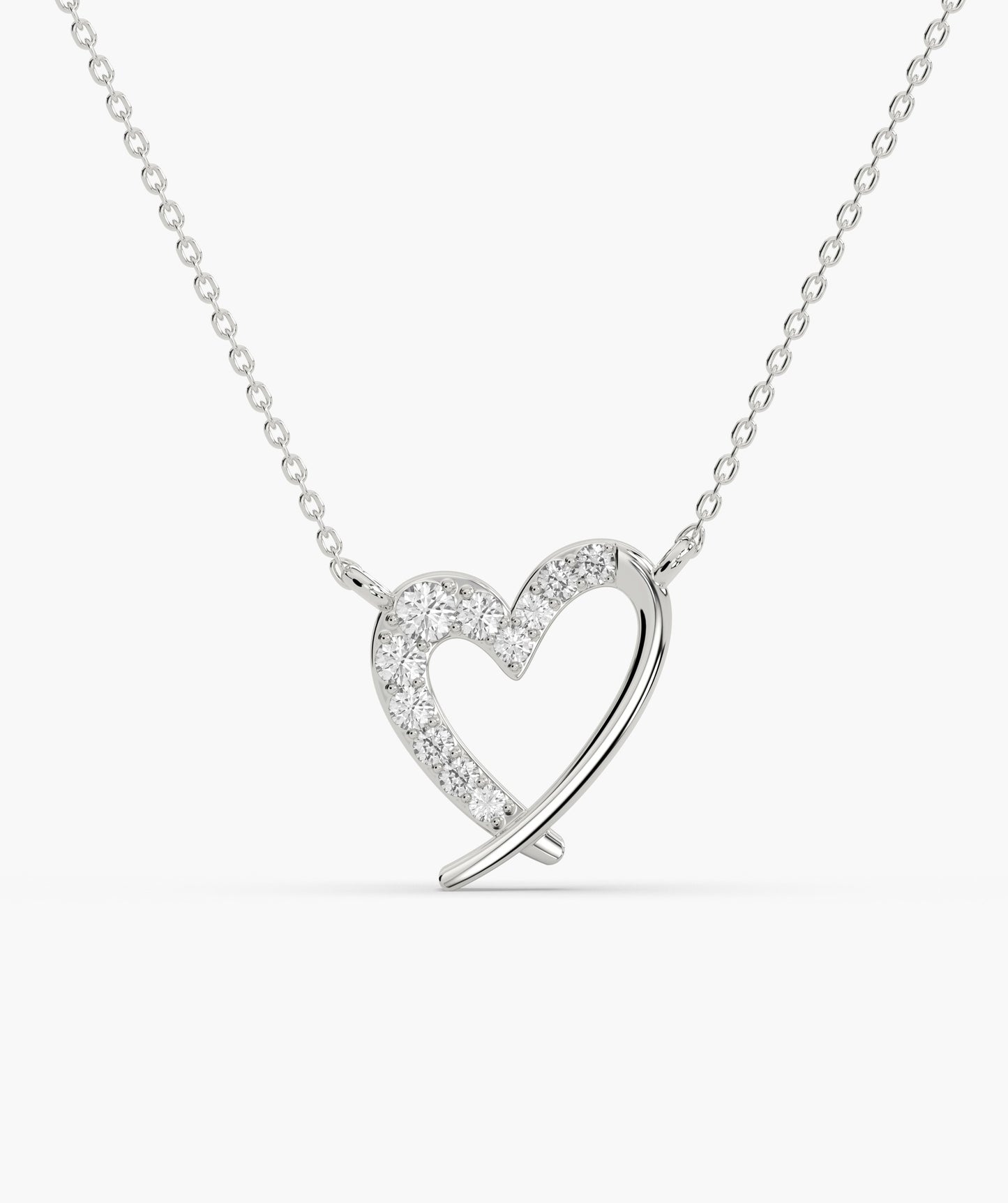 Eternal Embrace 14K Gold Heart Necklace